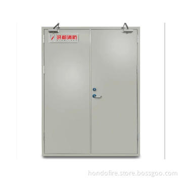 Steel insulated fire door